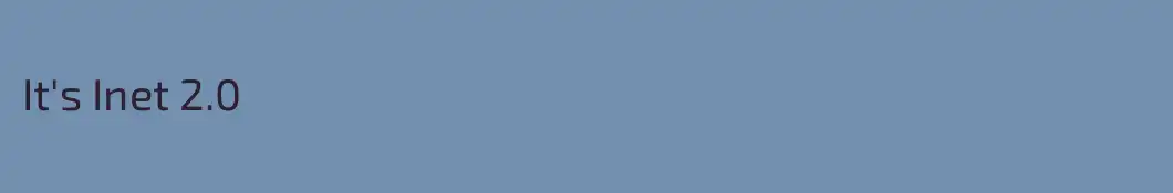 It's Inet 2.0
